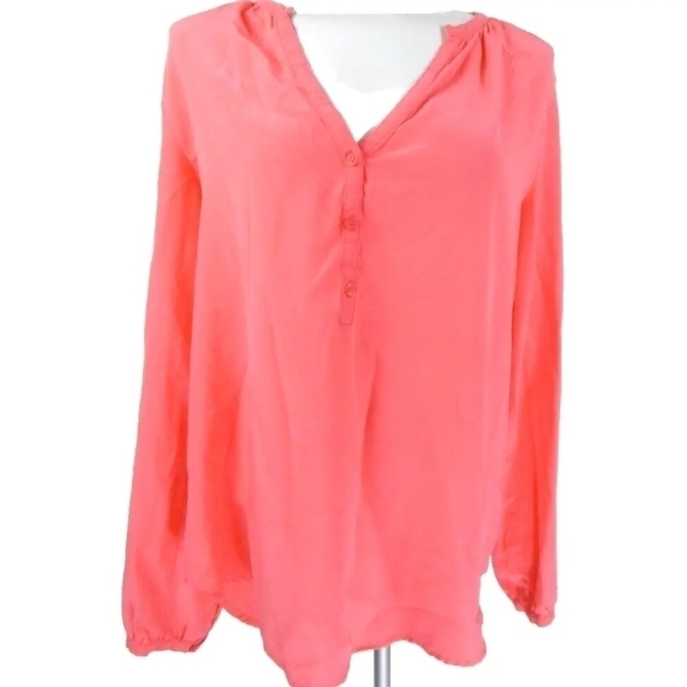 Yumi Kim Pink Silk Blouse